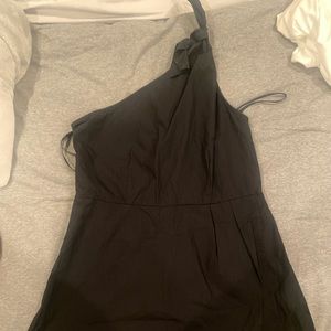 Black romper dress